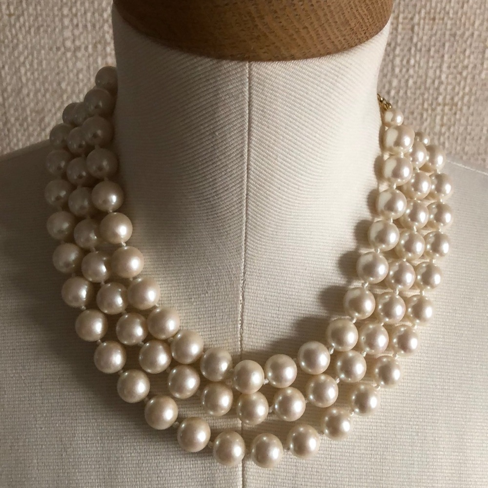 Pearl necklace by Carolee